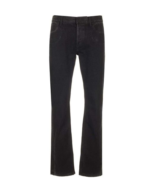 McQueen Blue Belt-Loop Jeans for men