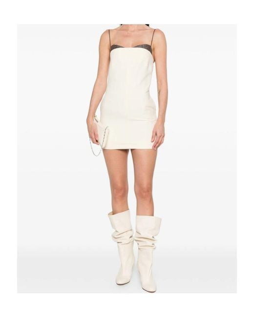 Entire studios Natural Panelled Mini Dress