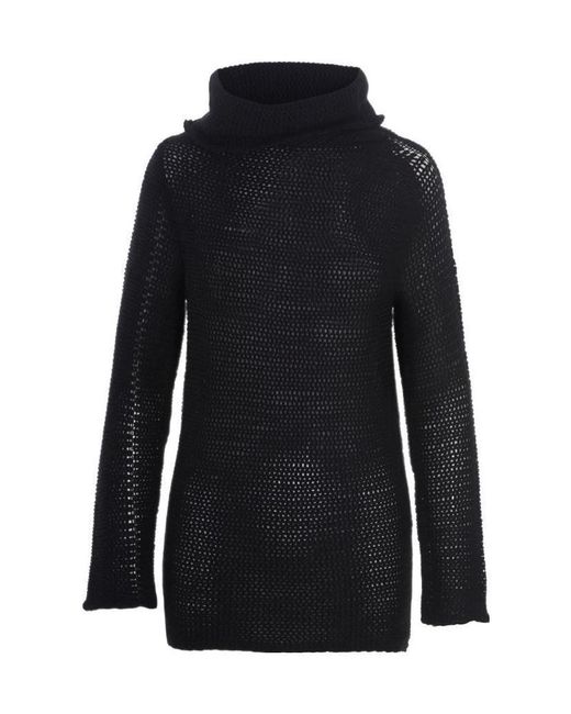 Ann Demeulemeester Black Knitted Pullover