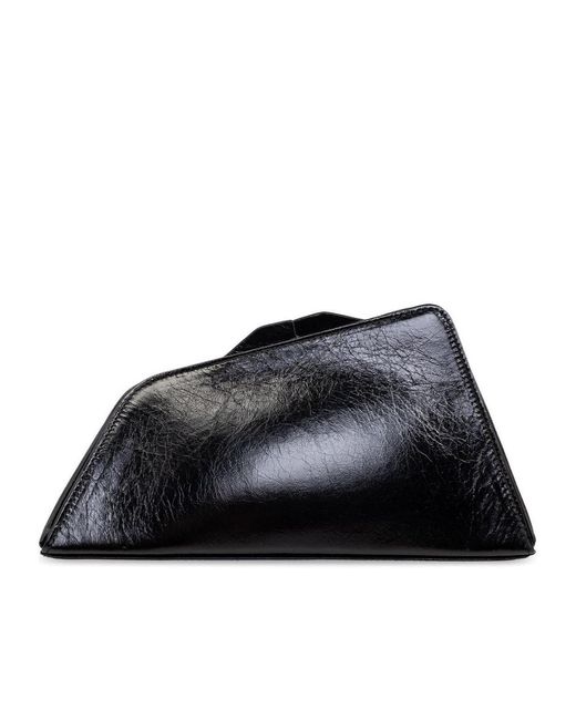 The Attico Black The 8.30 Pm Clutch Bag