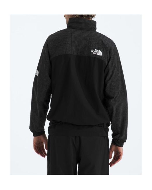 The North Face Black Grid Panel Hooded Jacket for men
