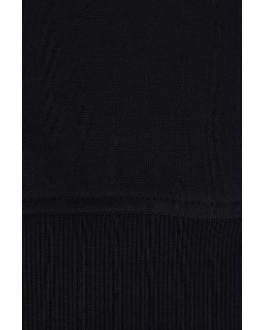 Brunello Cucinelli Black French Terry Zipper Hoodie