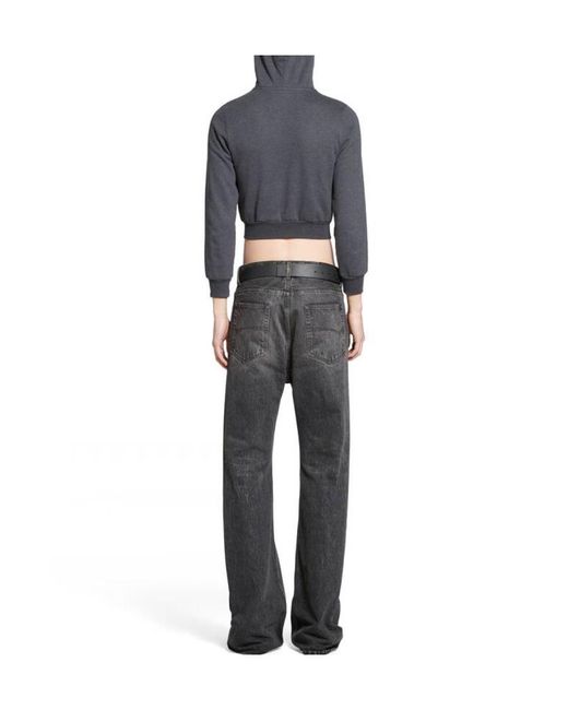 Balenciaga Gray Flared Pants for men