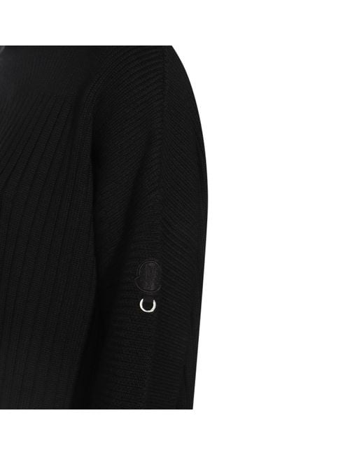 Moncler Black X Willow Smith Roll-Neck Knit Jumper