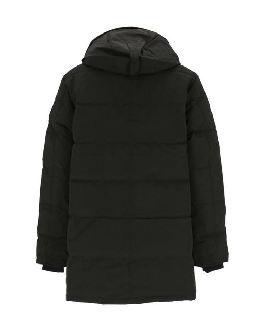 Canada Goose Black Carson Quilted Parka Coat for men