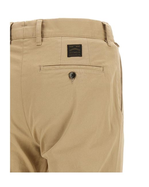 Incotex Natural Straight-Leg Casual Trousers for men