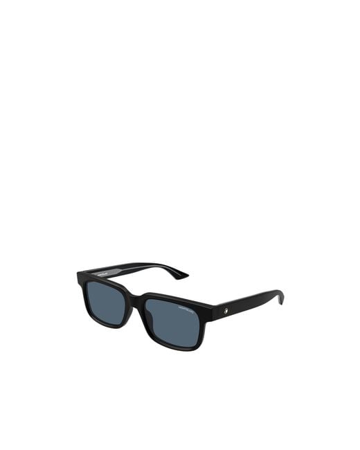 Montblanc White Eyewear Square Frame Sunglasses for men