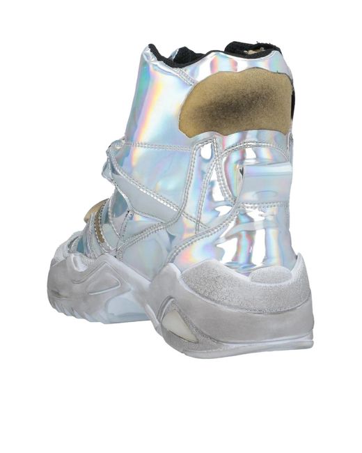 Maison Margiela Blue High-Top Sneakers