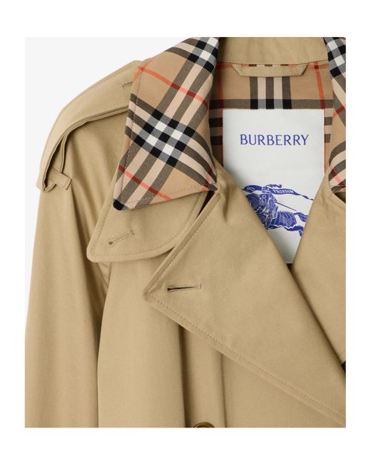 Burberry Natural Mid-Length Castleford Trench Coat
