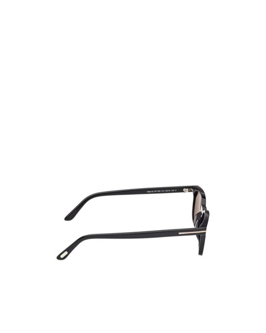 Tom Ford White Eyewear Rectangular Frame Sunglasses for men