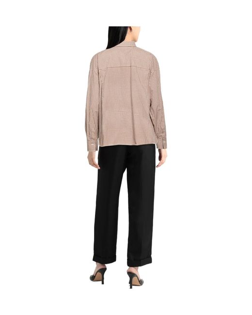 Brunello Cucinelli Natural Plaid Shirt