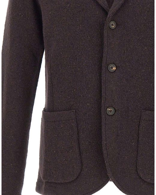 Eleventy Blue Single-Breasted Suit Jacket for men