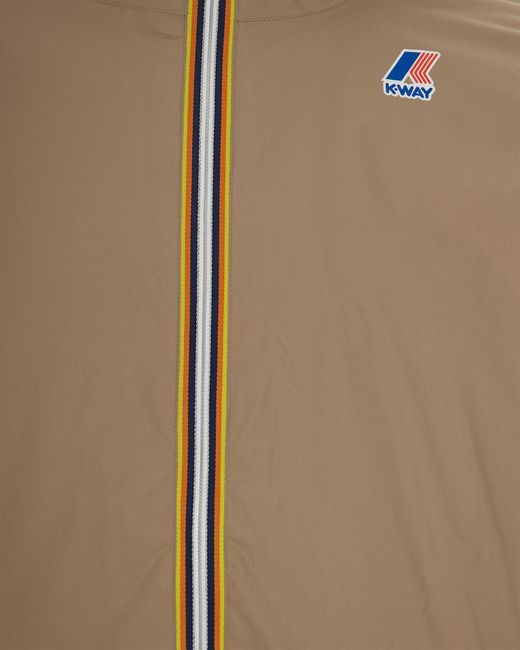 K-Way Brown Le Vrai 4.0 Claude Warm Jacket for men