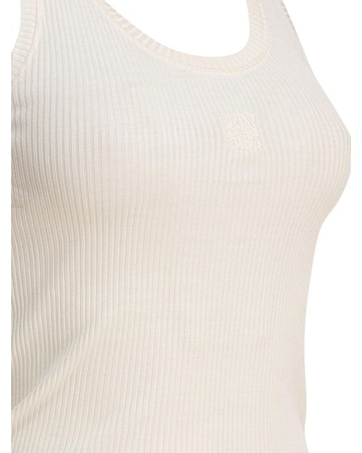 Loewe Blue Anagram Sleeveless Tank Top