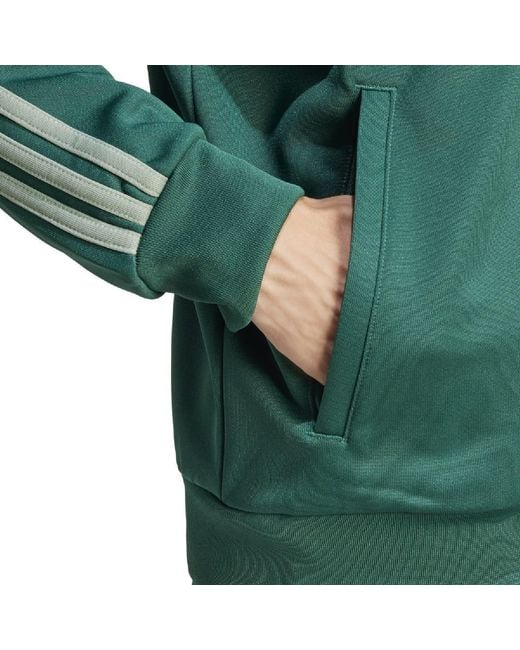 Adidas Originals Green Simple Sports Jacket for men