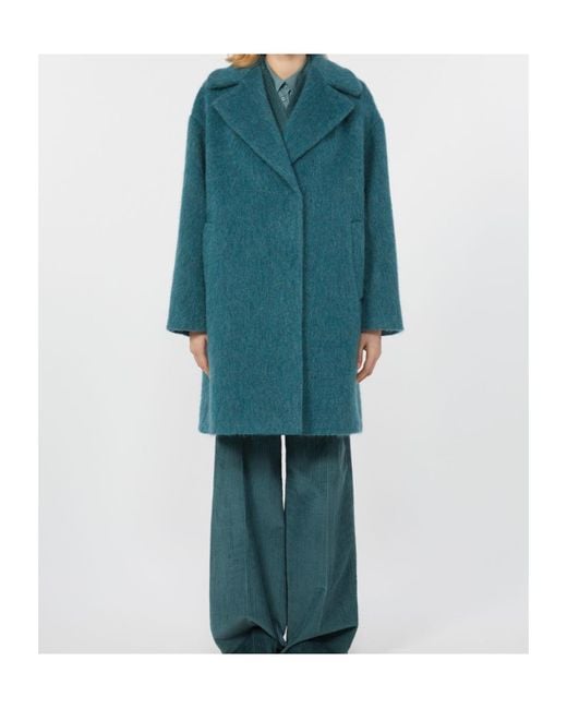 Weekend by Maxmara Blue Rada Long Coat
