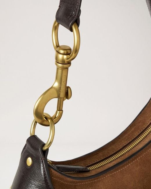 Mulberry Brown Small Hackney Shoulder Bag