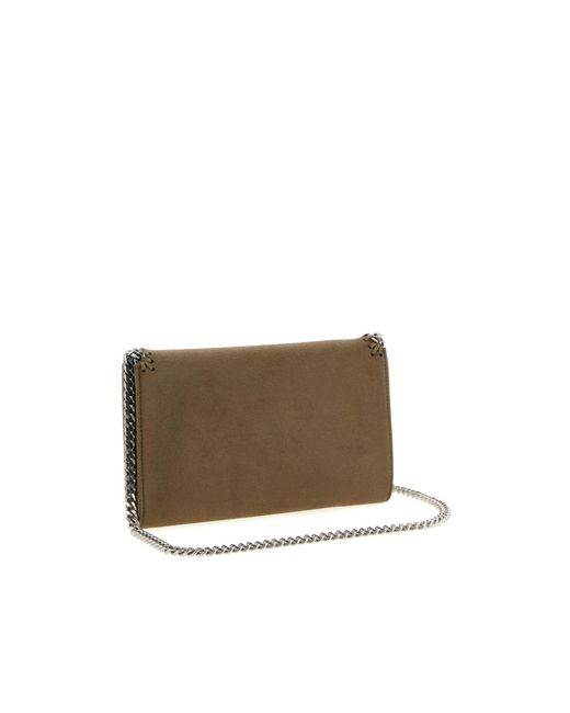 Stella McCartney Brown Falabella Shaggy Shoulder Bag