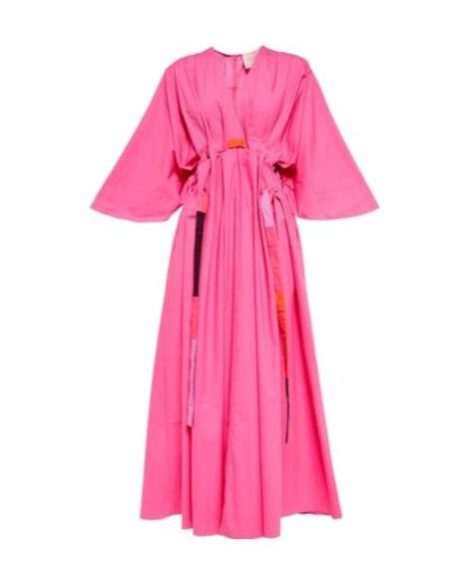 Roksanda Pink Naomina Cotton Poplin Midi Dress