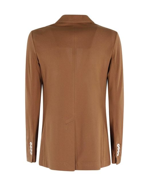 Circolo 1901 Brown Double-Breasted Blazer