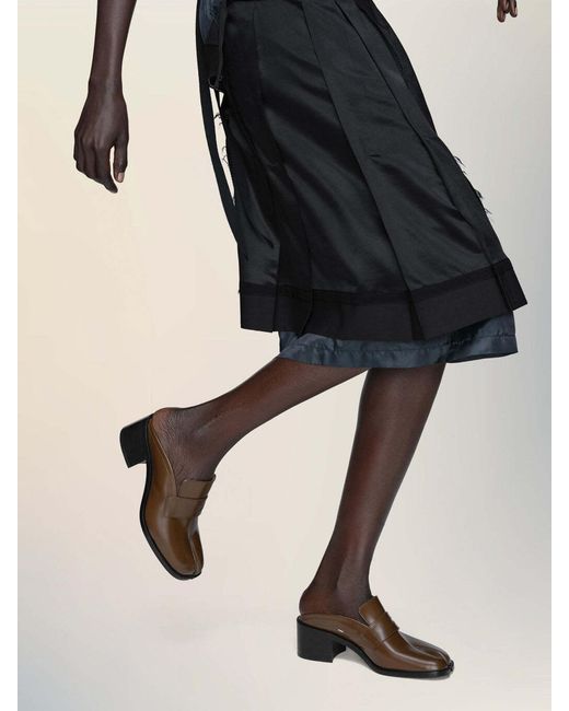 Maison Margiela Brown Tabi City Loafer Mule