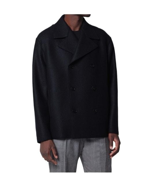 Harris Wharf London Black Long-Sleeve Jacket for men