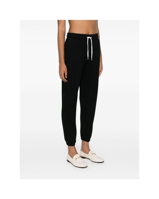 Polo Ralph Lauren Black Pony Embroidered Drawstring Track Pants
