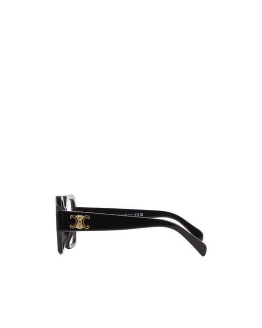 Céline White Logo Flat Mirror