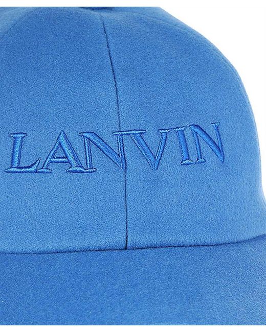 Lanvin Blue Logo Hat