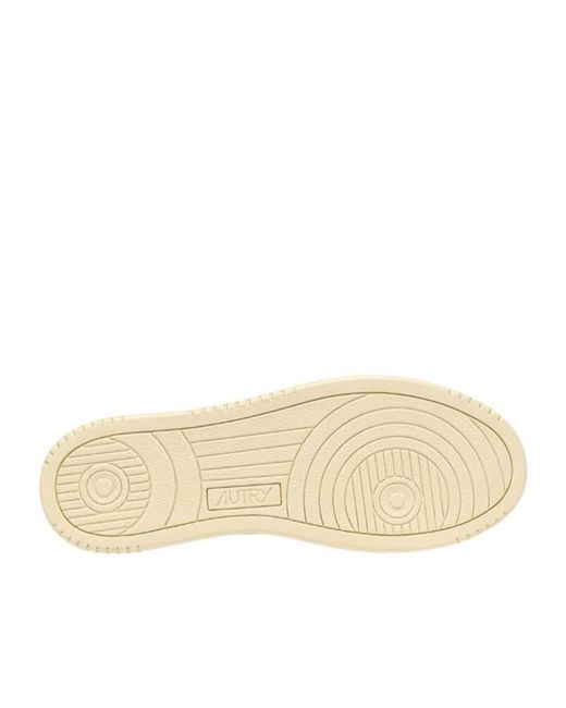 Autry White Medalist Low Sneakers