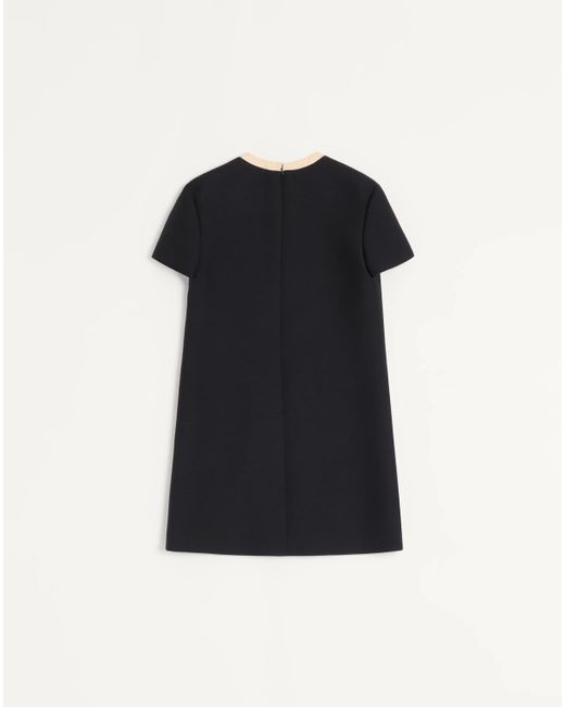 Valentino Black Crepe Couture Short Dress