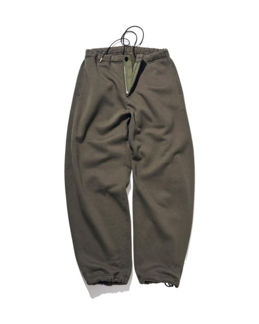 Sacai Gray Cotton Jersey Pants for men