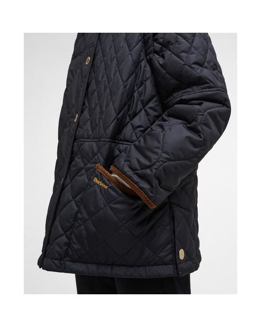 Barbour Blue Lorrie Quilted Jacket