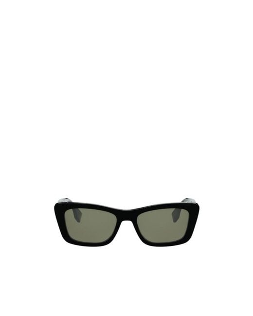 Fendi Multicolor Eyewear Butterfly Frame Sunglasses for men