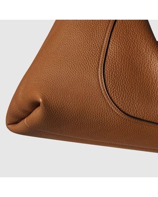 Gucci Brown Softbit Maxi Shoulder Bag