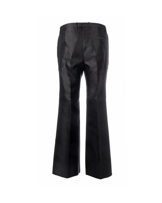 Givenchy Black Wide-Leg Tailored Trousers