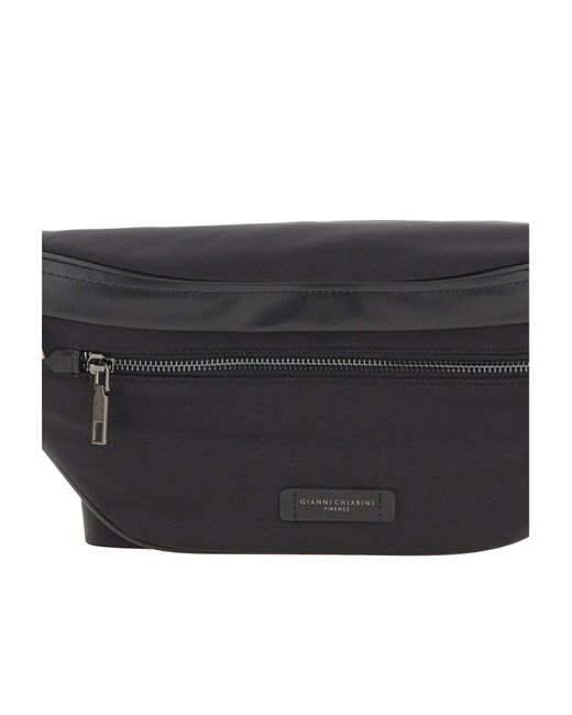 Gianni Chiarini Black 'Oslo' Belt Bag for men
