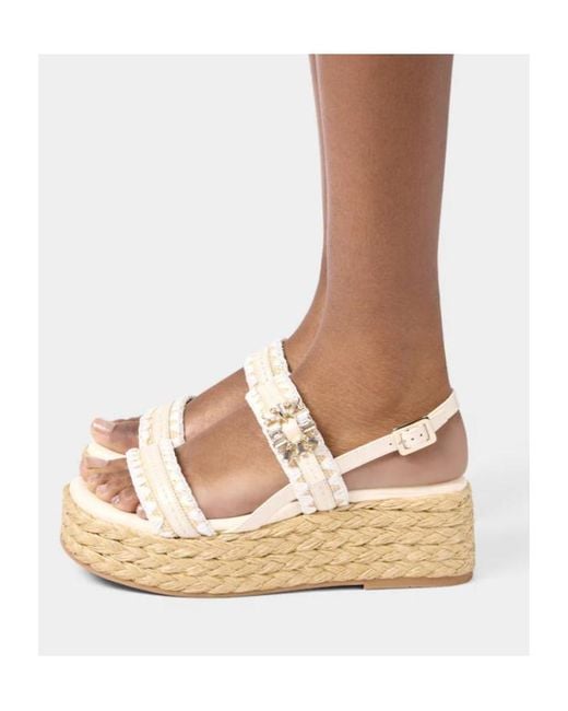 Roger Vivier White Wedge Crystal-Buckle Heeled Sandals