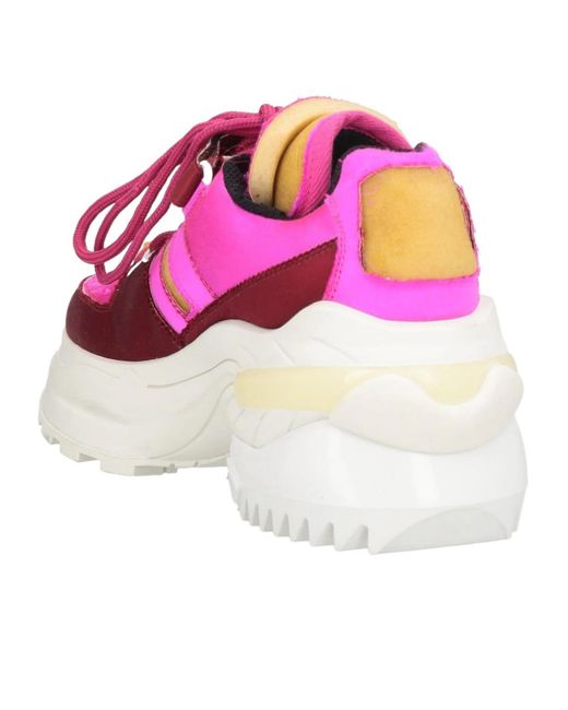 Maison Margiela Pink Thick-Soled Sneakers