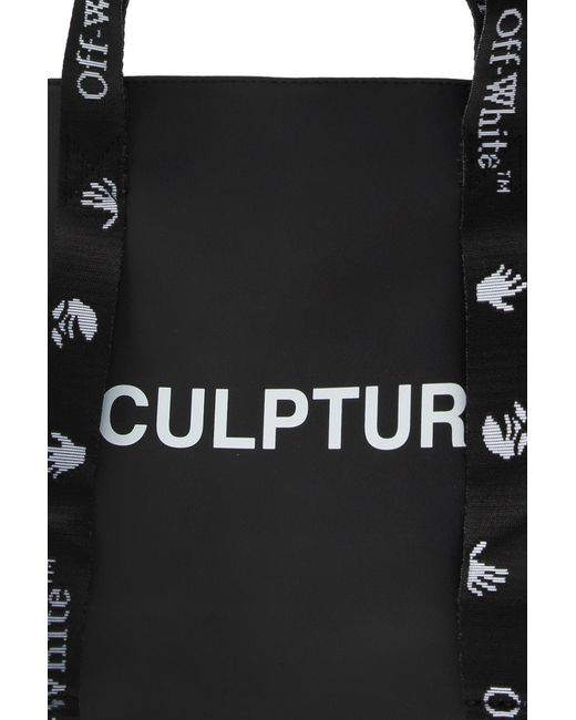 Off-White c/o Virgil Abloh Black Sculpture Tote Bag