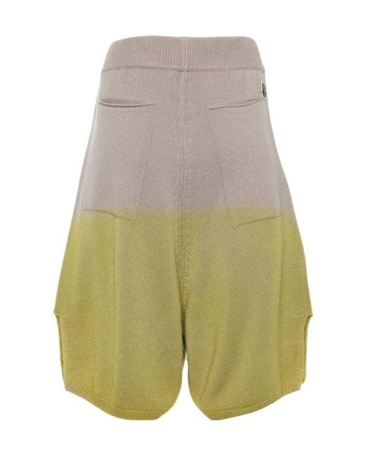 Moncler Gray Moncler Rick Owens Loose Fit Shorts for men