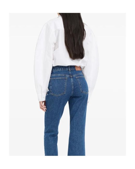ROTATE BIRGER CHRISTENSEN White Oversized Shirt Bright