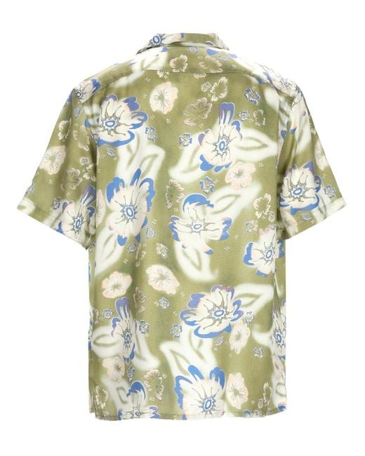 Paul Smith Multicolor Floral Printed Short-Sleeve Shirt for men