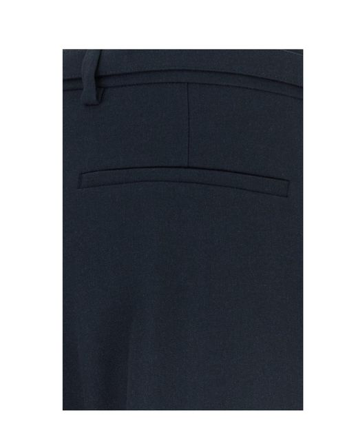 Dries Van Noten Blue Casual Trousers With Belt Loops for men