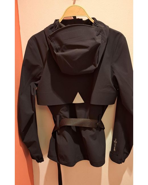 Moncler Black Grenoble Valles Belted Hooded Jacket