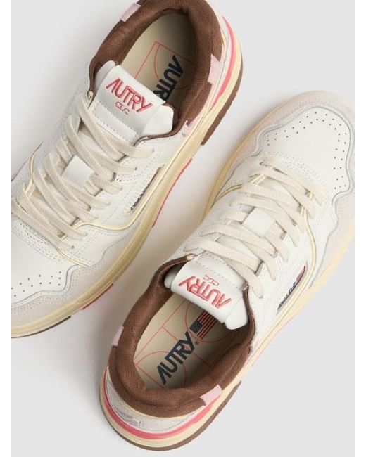 Autry White Clc Low-Cut Skate Shoes