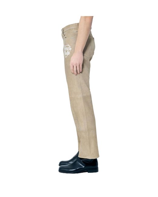 Human Made Natural Leather Trousers for men