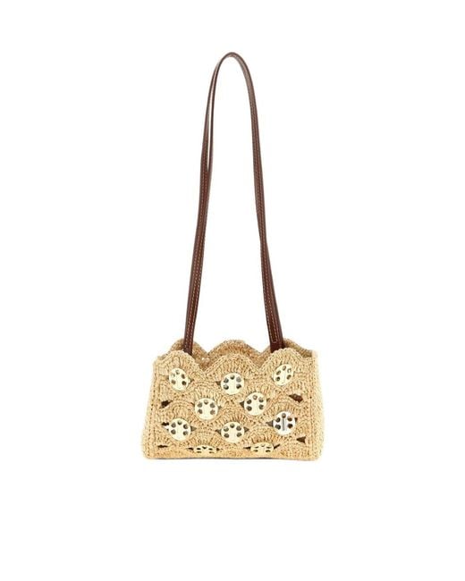 Rabanne Metallic Embellished Shoulder Bag