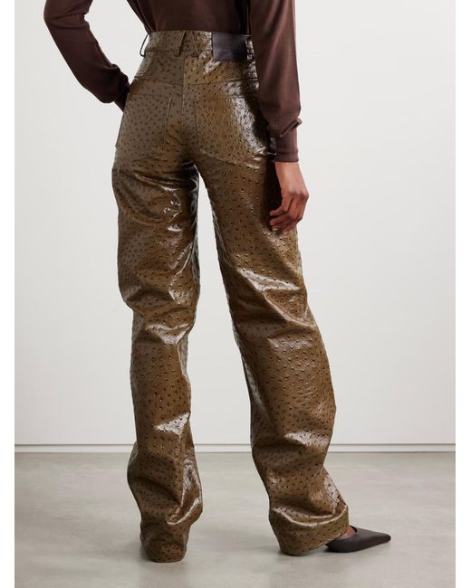 16Arlington Brown Straight-Leg Casual Pants