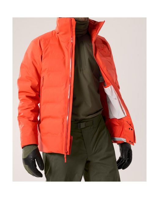 Arc'teryx Red Fissile Down Jacket for men